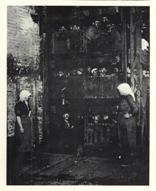 fig.87 - Risalita di minatori in Belgio. Cartolina degli inizi secolo. Muse de Mariemont. (da : Le Rgne de la Machine).